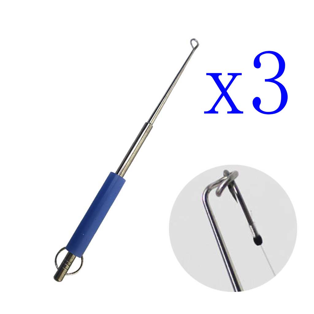 Fishing Hook Remover - Zestaw 3 szt. nierdzewnych narzędzi do