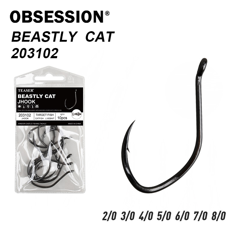 Fishing Hook Circle - OBSESSION 203102 10 szt./worek Haczyki wędkarskie