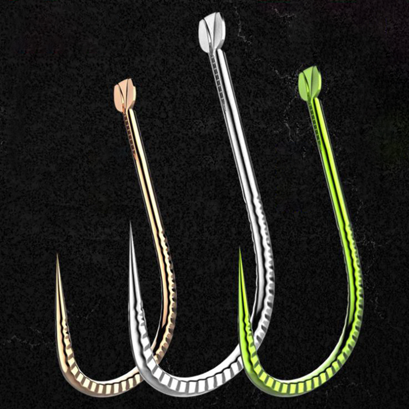 Fishing Hook Barbless - DYGYGYFZ 50Pcs/set Fishing Hook Trunking Carp