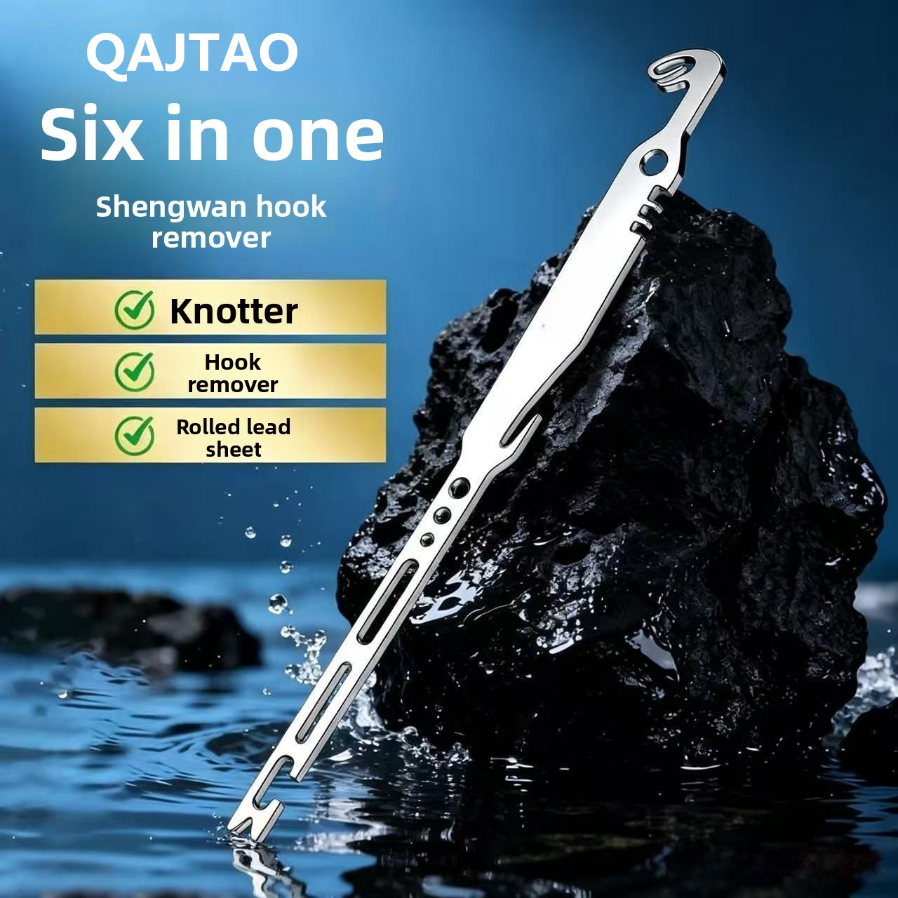 Fishing Hook Sharpener - QAJTAO – zestaw 4 narzędzi do