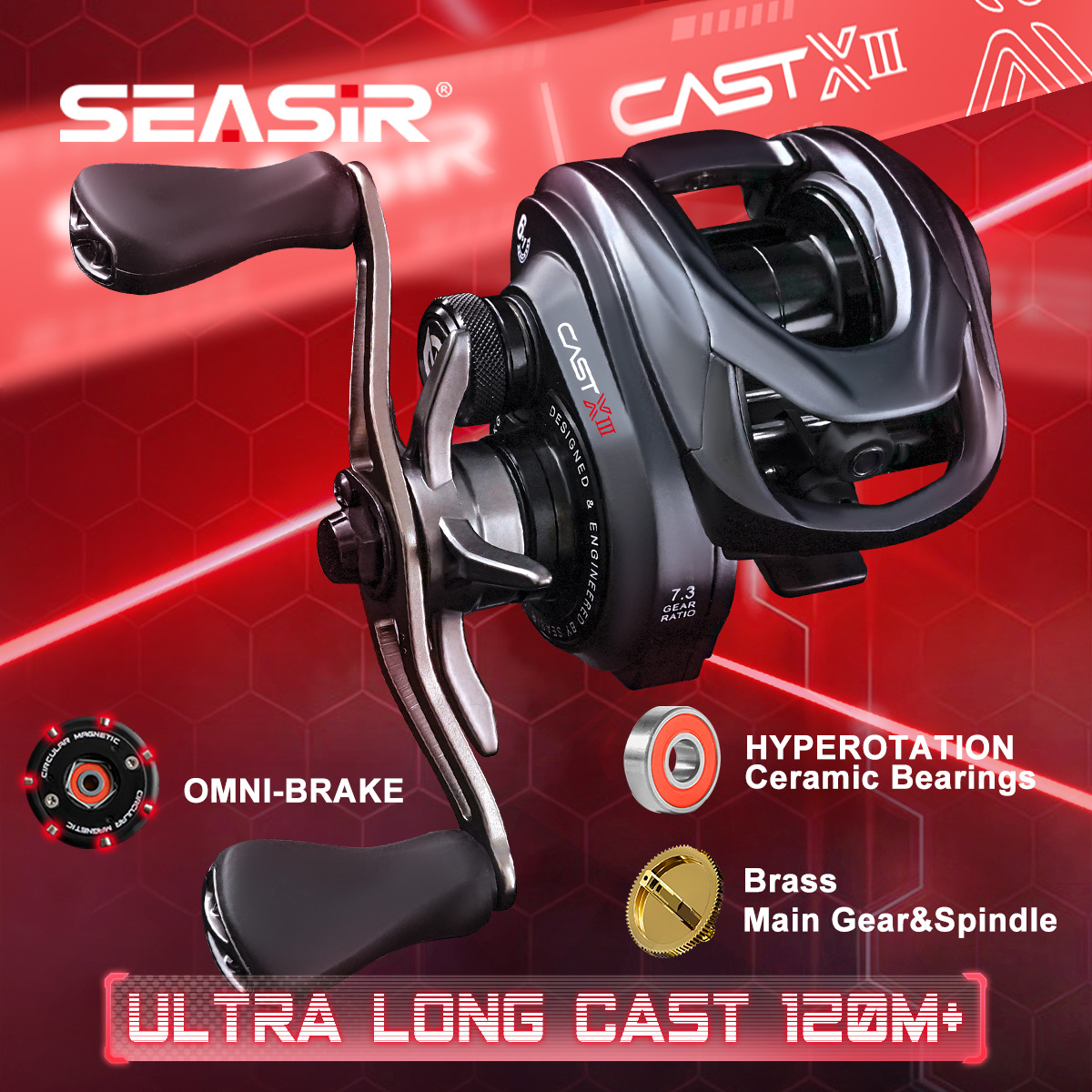 SEASIR CAST-X3 Kołowrotek Bait – Abu Garcia Reel Max recenzja i cena