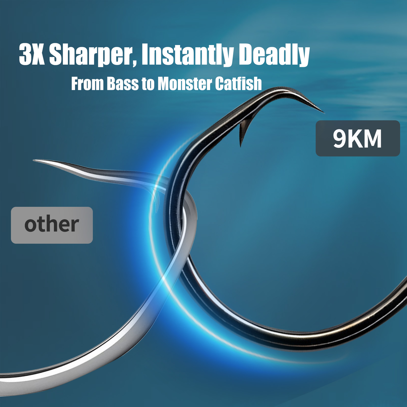 Haczyki wędkarskie 9KM, kręgle – Fishing Hook Circle recenzja i cena