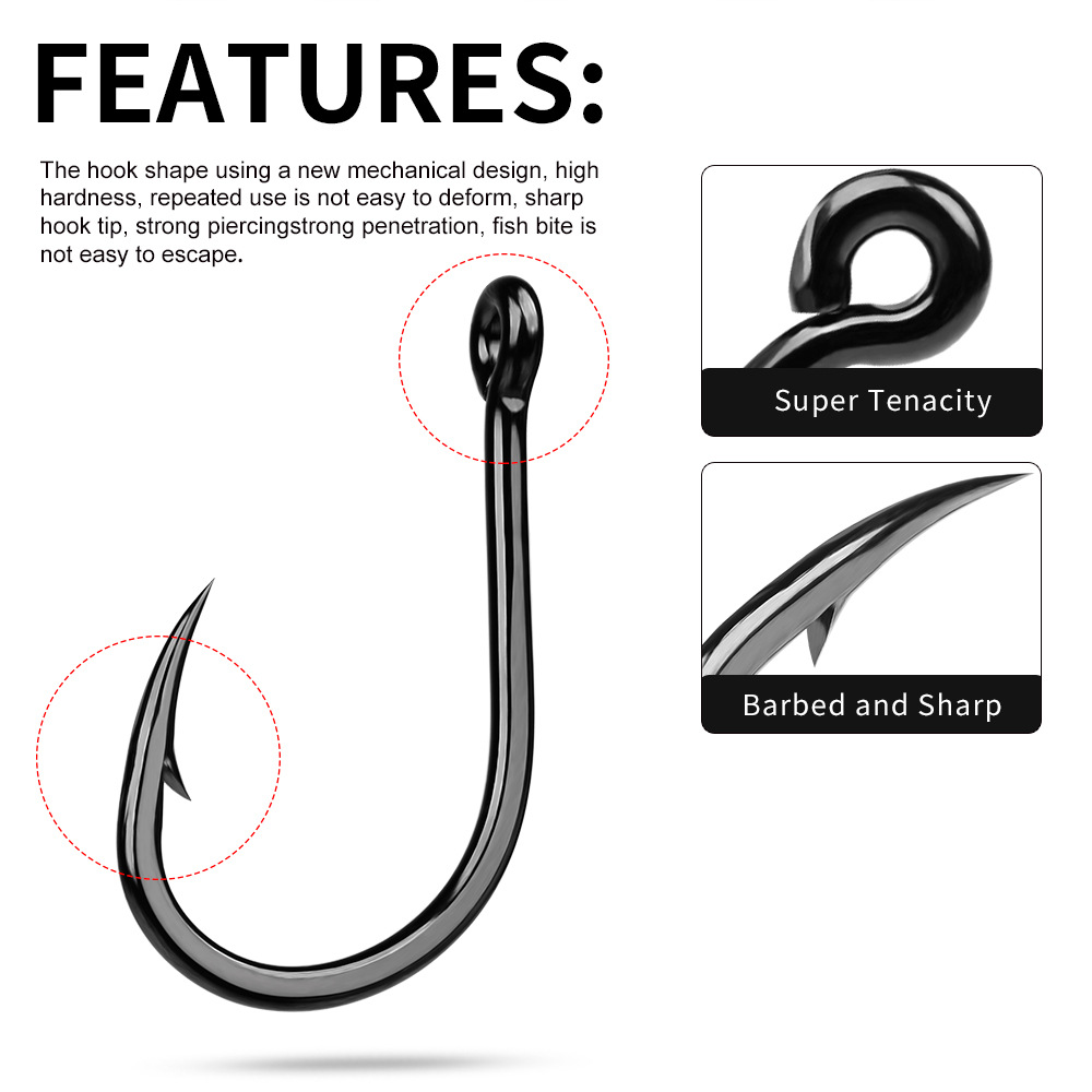 10 sztuk haczyków wędkarskich  – Fishing Hook Assortment recenzja i cena